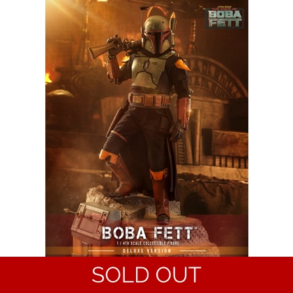 Hot Toys - Star Wars: The Book Of Boba Fett - 1/4th scale Boba Fett (Deluxe Version) Collectible Figure